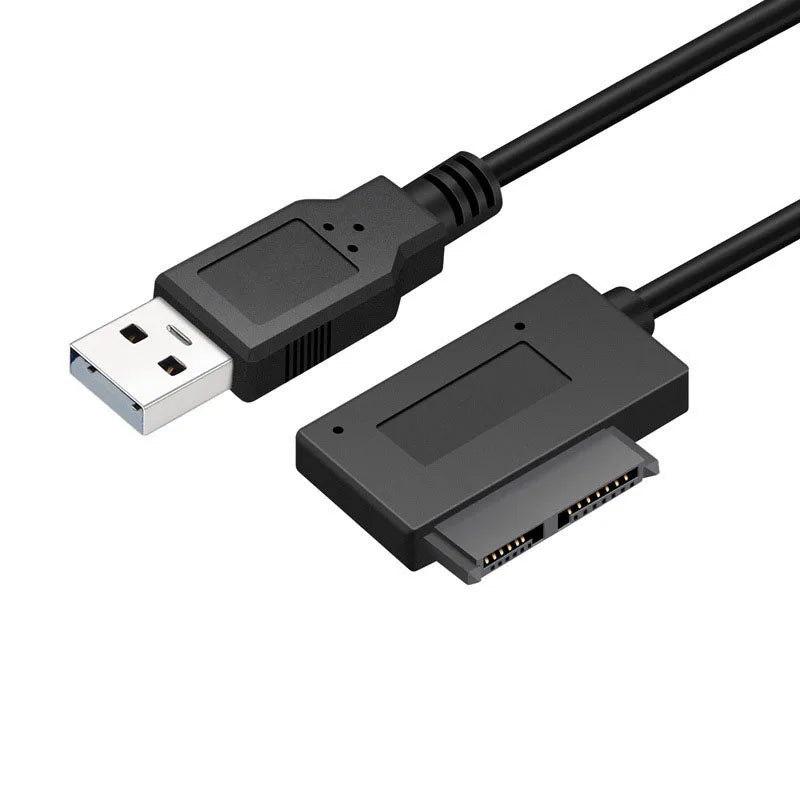 Sata to USB 3.0 7+6PIN 13Pin Adapter Converter Cable Quick Data Transfe For Laptop Optical Drive CD/DVD ROM Slimline Drive