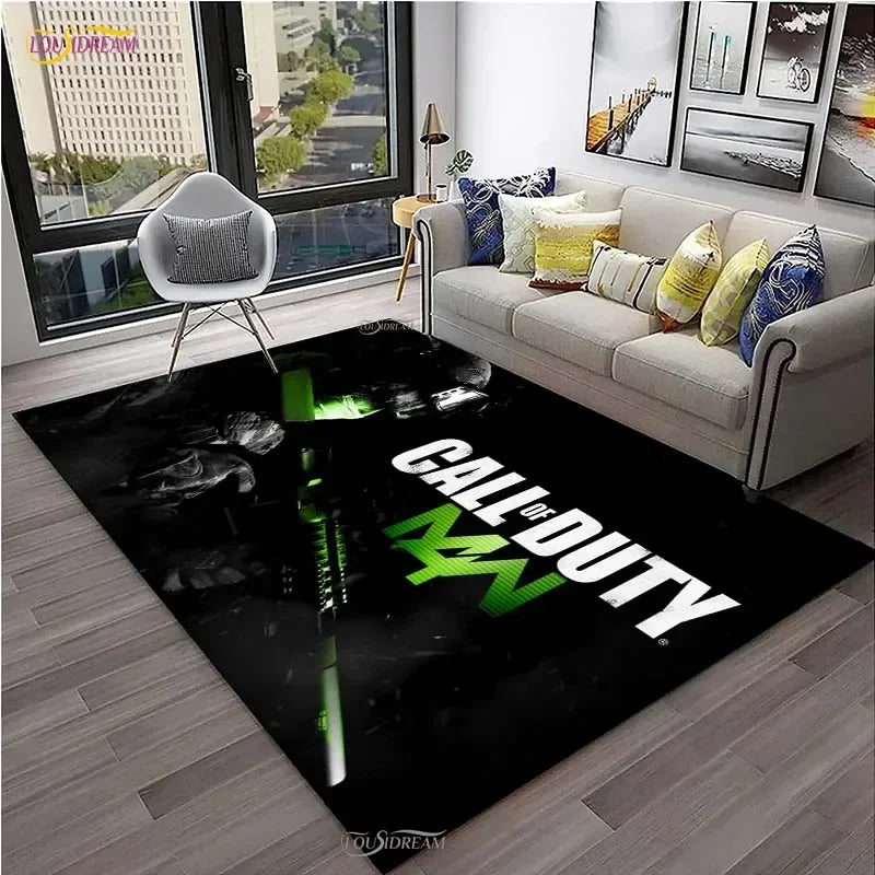 Call of Duty Game Carpet Living Room bedroom Sofa Coffee decorat yoga area rugs kitchen Door Un-Slip Mats Alfombra birthday gift