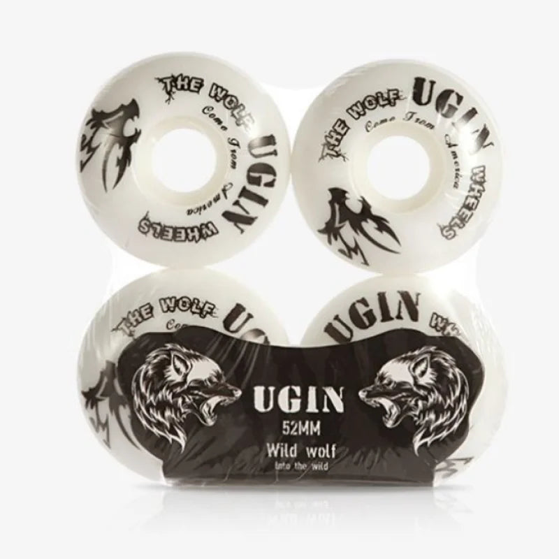 4Pcs/Set Skateboard Wheels PU Roller 52x30mm 95A Soft Longboard Skateboard Wheels Double Rocker Skateboard Parts