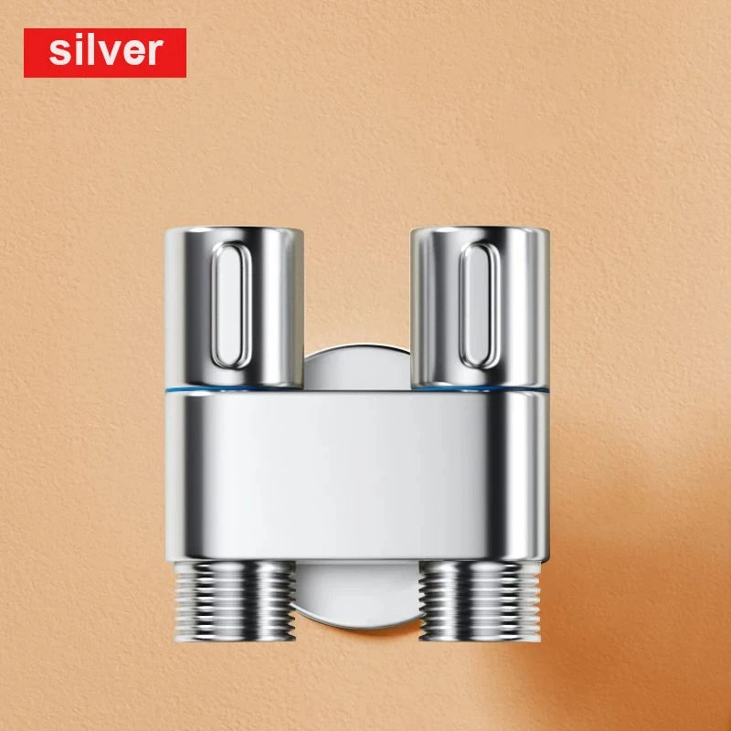 Bidet toilet sprayer set spray water bathroom handheld bidet sprayer toilet shower double outlet angle valve toilet accessories
