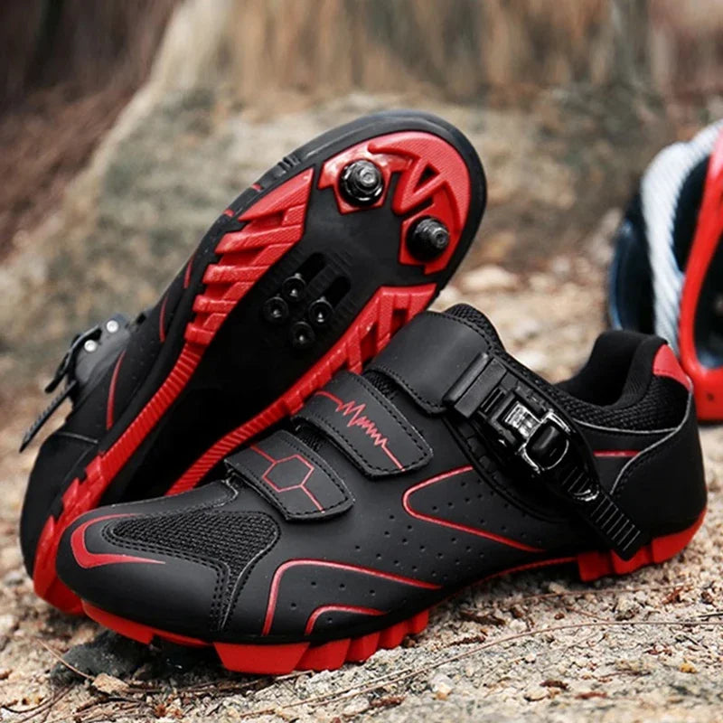 Cycling Shoes Men Mountain Bike Sneakers Women Bicycle Non Slip Outdoor Sports Bicycle Shoes Self-locking Hiking Shoes