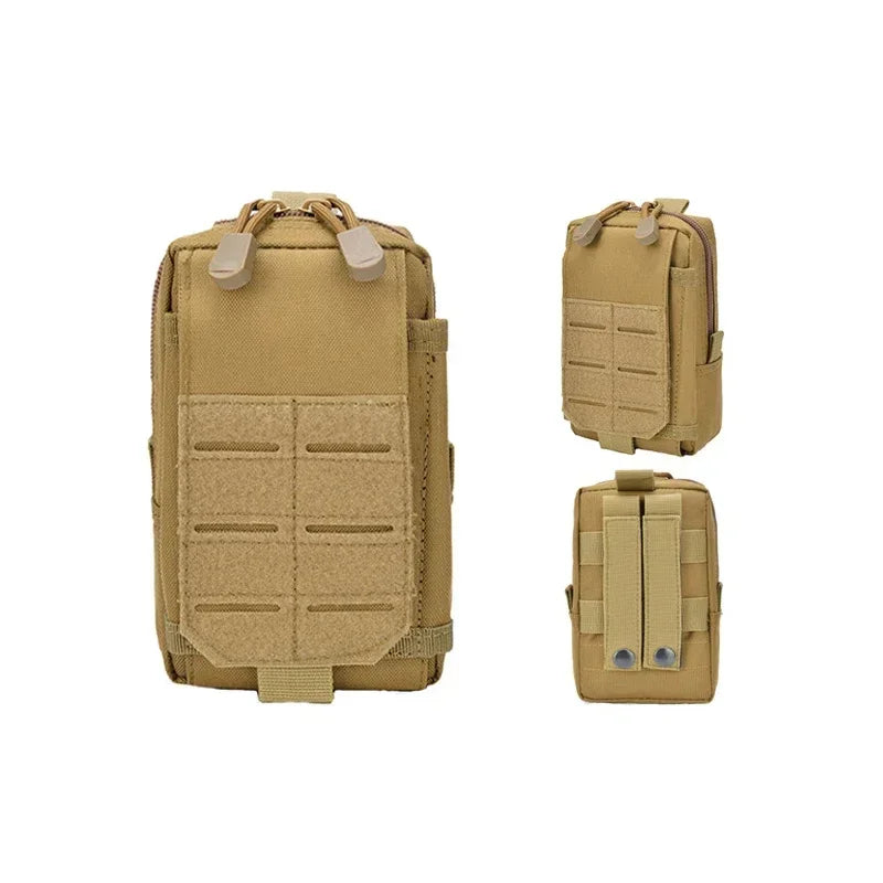 Tactical Moller Bag Outdoor Mobile Phone Waist Bag EDC Tool Hunting Accessories Bag Vest Pack Cell Phone Working Tools Holder