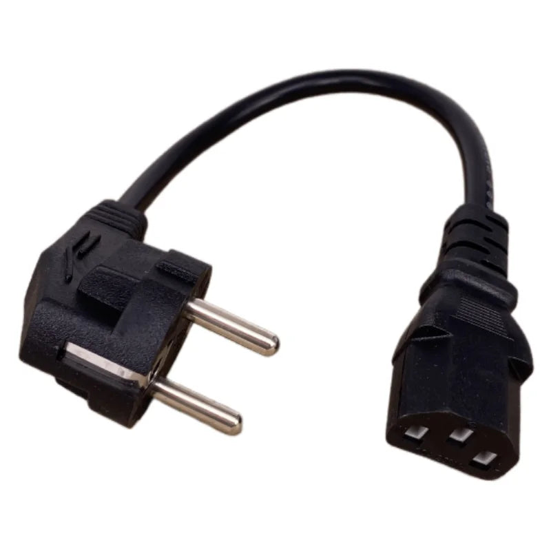CEE7/7 to IEC C13 Power Cords, 10A, 250V, H05VV-F 0.75mm Cable ,Short to C13 Power cord,30cm/50CM