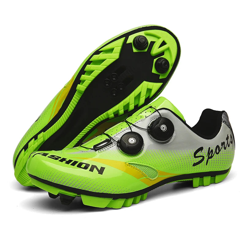 Cycling MTB Shoes with Cleats Men Route Cleat Road Bike Speed Sneaker Racing Women Bicycle Mountain Spd Biking Footwear