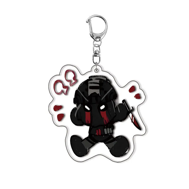 Anime Call of Duty Cosplay COSTUME Acrylic Key Chains Keyring Prop Xmas Gift