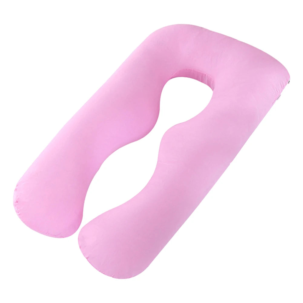 U-shape Pregnant Pillowcase Cotton Printing Multifunction Side Protected Cushion No filler Pure Cotton Printing Cushion Cover