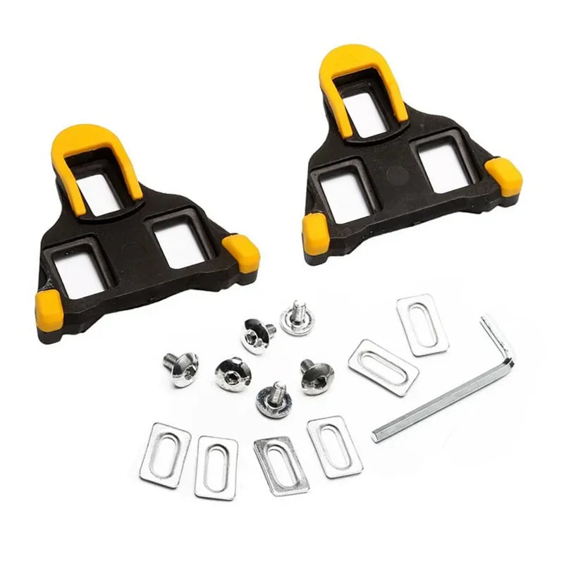 Self-locking Road Bike Pedal Cleat Mountain Bicycle Shoes Cleats Plate Clip for SPD SL System with Locking Plate MTB Accessories