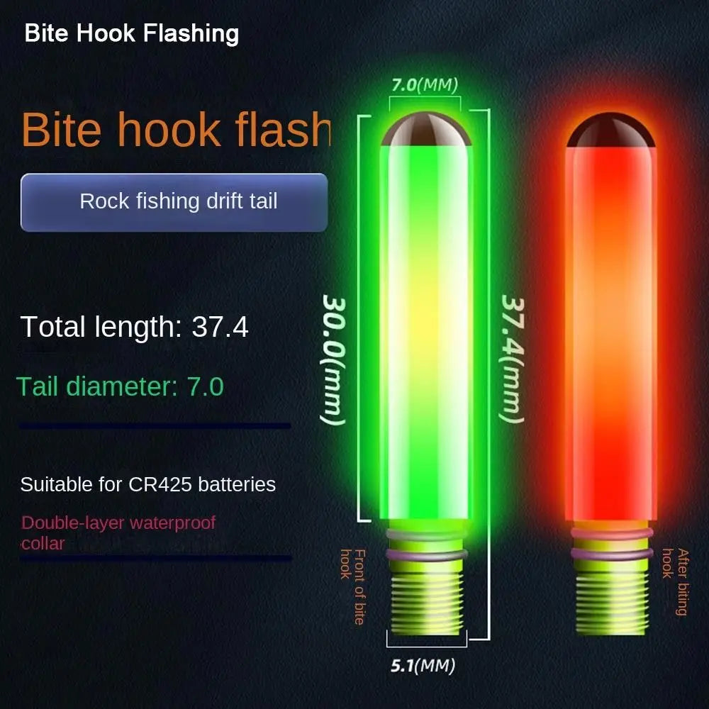 Sensor Color Change LED Fishing Smart Float Top Super Bright Electronic Floats Buoy Ultra Sensitive Night Fishing Float Top