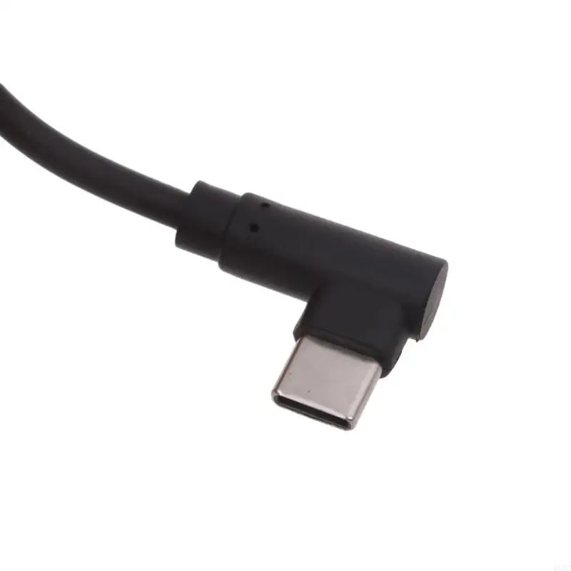 Fast Charging Type C to Type C Coiled Cable 90 Degree Right Angle Designs Cable 20-50cm Durable for Smartphones & More