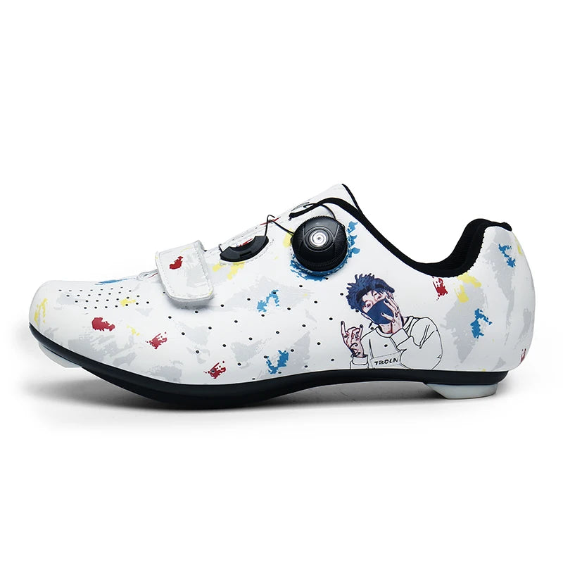 New Men's and Women's Bicycle Shoes,Outdoor Cycling Shoes,Three Functional Soles,Professional Training Shoes