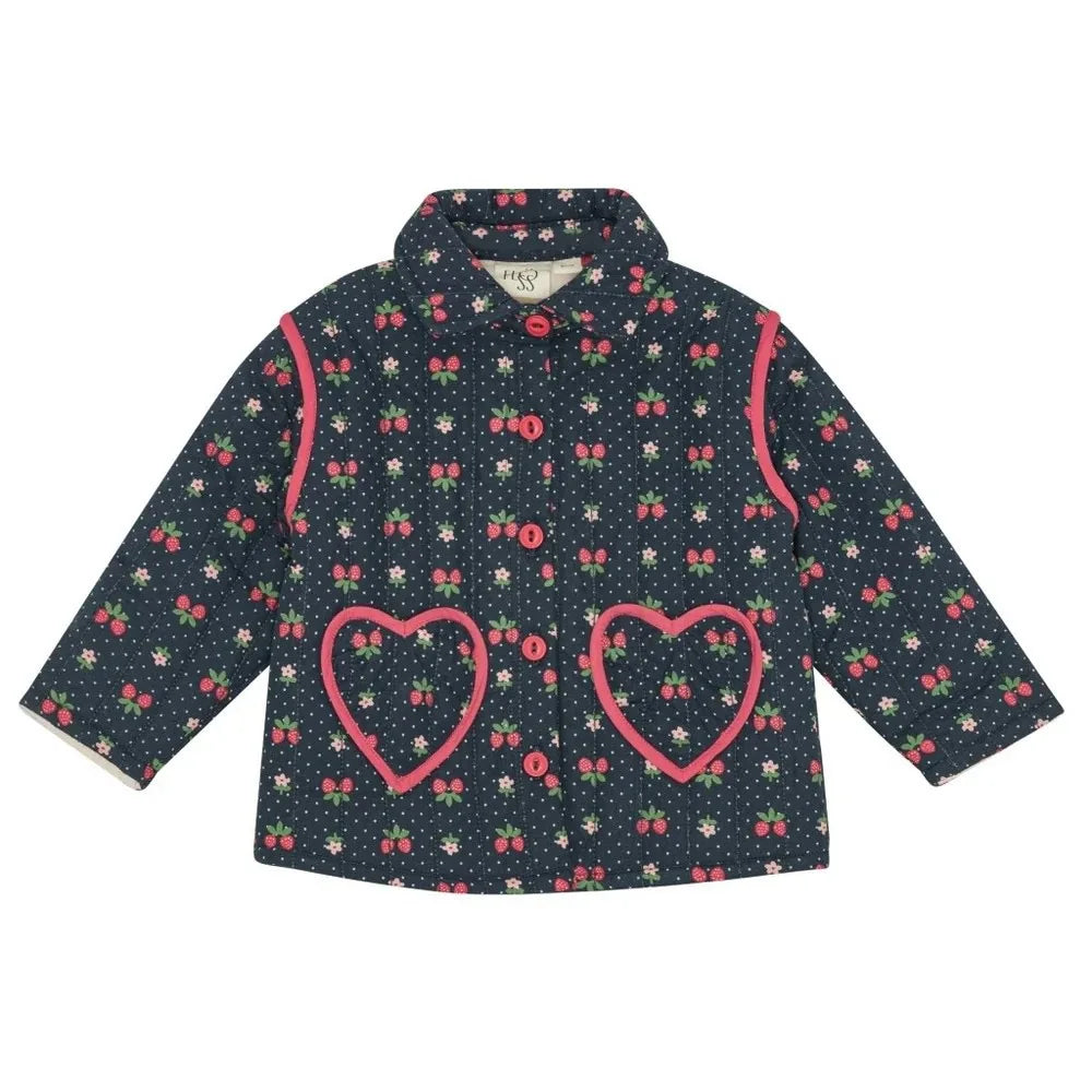 2025 New Kids Girls Clothes AW New Toddler FL Cute Bow Strawberry Printed Dresses Denim Vest Dress Jeans Children Clothing