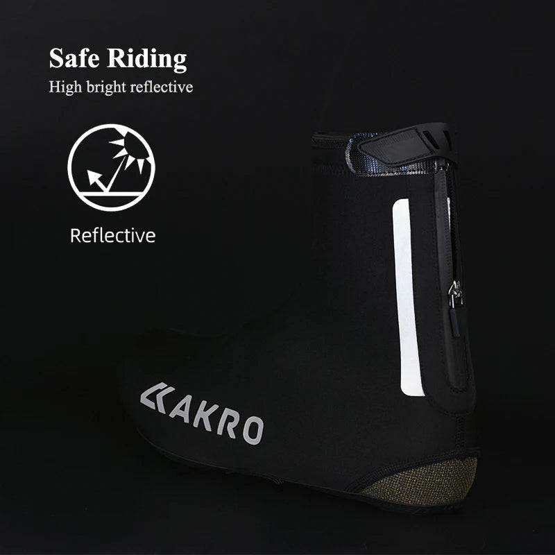 Winter Waterproof And Windproof Cycling Shoe Covers Full Bicycle Overshoes Cycling Equipment High Quality Bike Booties