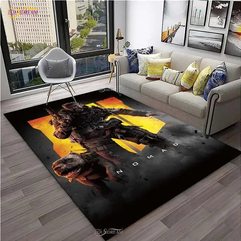 Call of Duty Game Carpet Living Room bedroom Sofa Coffee decorat yoga area rugs kitchen Door Un-Slip Mats Alfombra birthday gift
