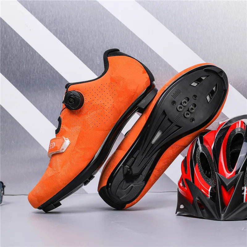 Cycling Shoes MTB Men SPD Road Dirt Bike Shoes Route Cleat Flat Sneaker Racing Women Bicycle Mountain Biking Shoes