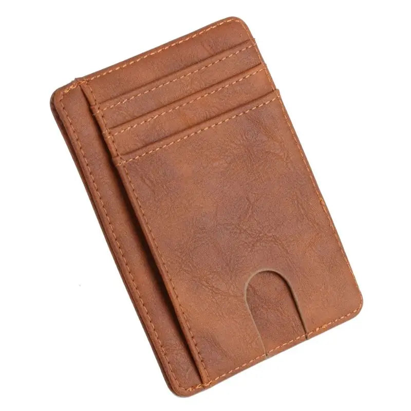 Slim RFID Blocking Leather Wallet Credit ID Card Holder Purse Money Case for Men Women Fashion Bag N15 19 Dropship