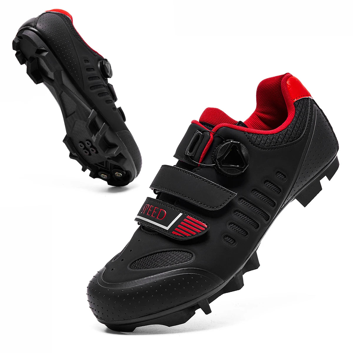 cycling shoes bike sneakers cleat Non-slip Men's Mountain biking shoes Bicycle shoes road footwear speed shoes
