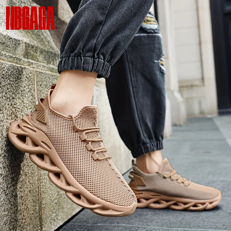 Men's Running Shoes Casual Walking Outdoor Non Slip Sport Tennis Sneaker Athletic Training Comfortable Lightweight Four Season