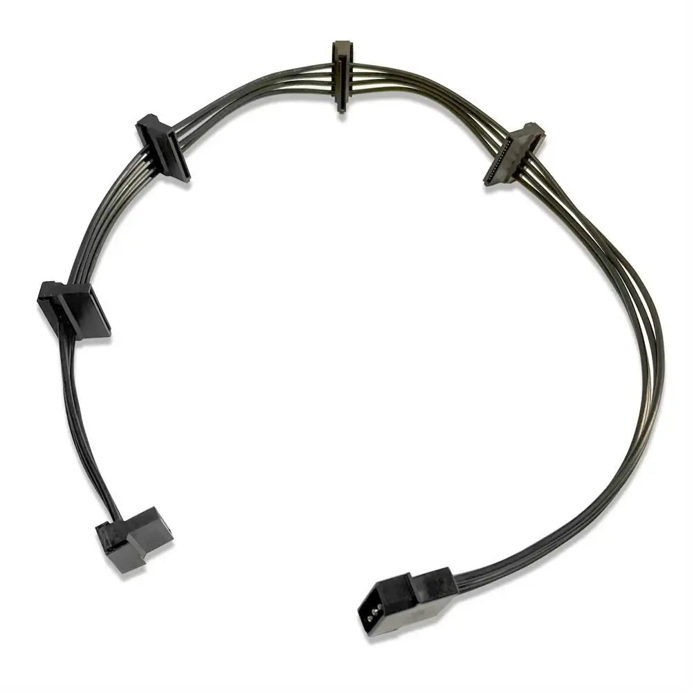 SATA/4PIN SATA Power Cable SATA 15Pin IDE Male Hard Drive Splitter Cable Power Supply Multi-purpose SATA Extension Cable