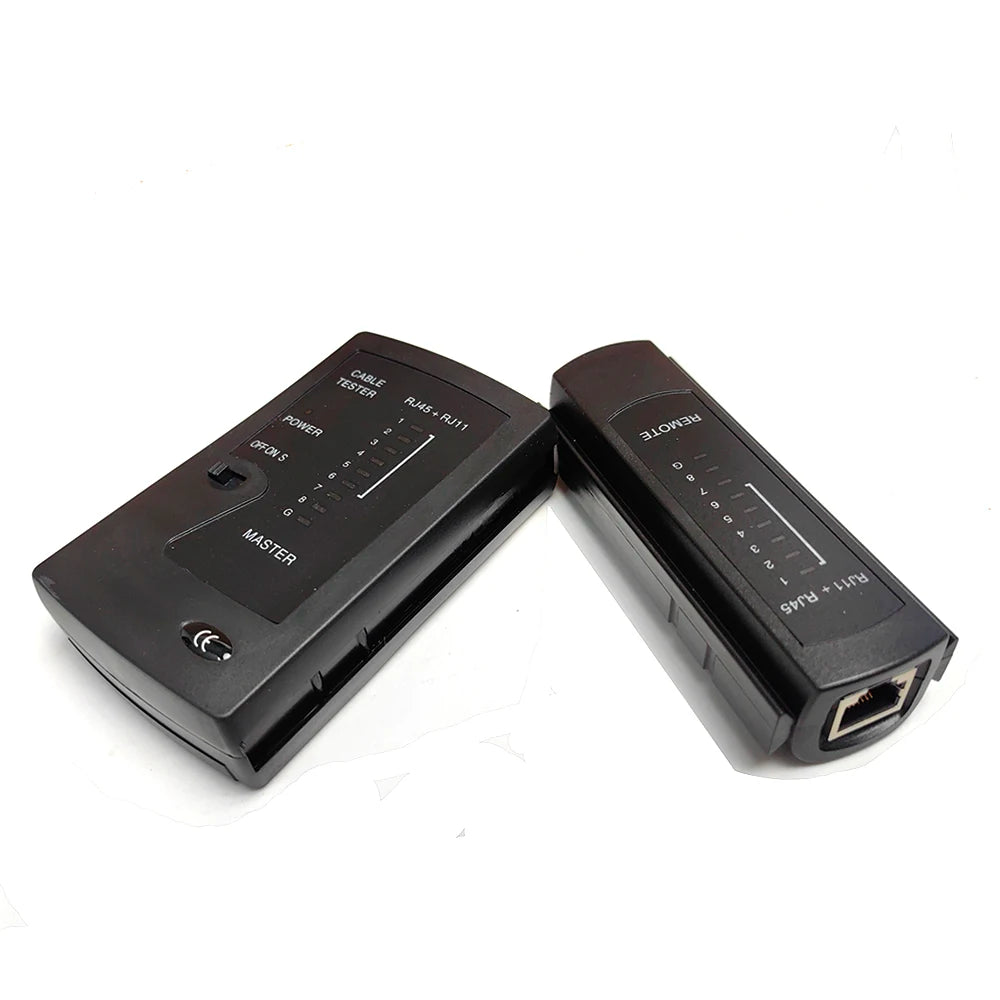 Network Ethernet Cable Tester for RJ11 RJ12 LAN RJ45 Cat5 Cat5e Cat6 Cat6a Cat7 UTP/ STP Shielded Cable and RJ11 RJ12 Telephone