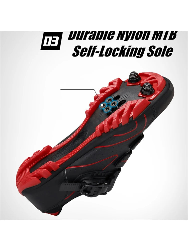 Cycling Shoes Men Mountain Bike Sneakers Women Bicycle Non Slip Outdoor Sports Bicycle Shoes Self-locking Hiking Shoes