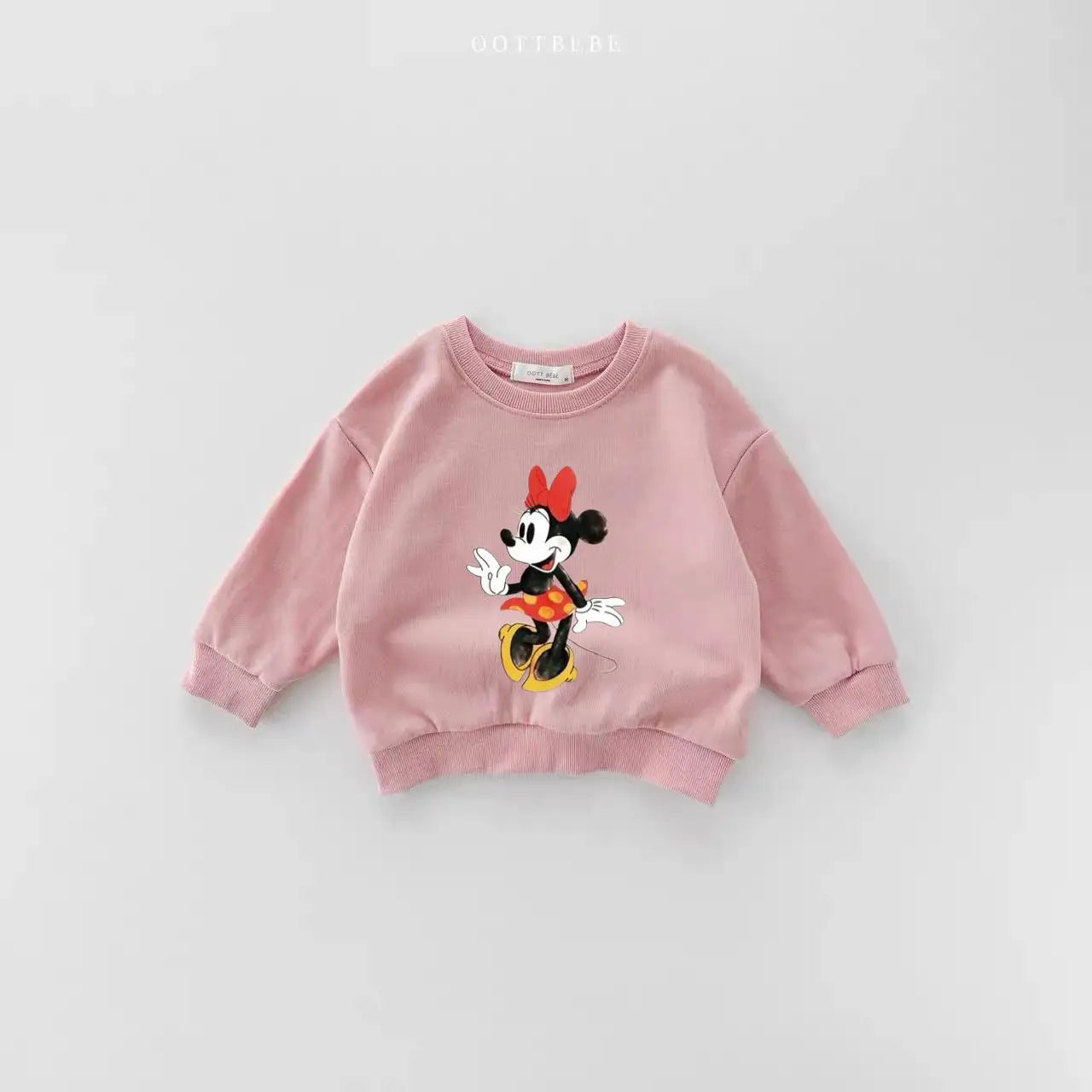 Trendy Clothes 0-6Year Child Cute Sweatshirts Donald Duck Minnie Long-sleeved Tops 2025 Ealry Autumn Clothing Kid Hoodies Casual
