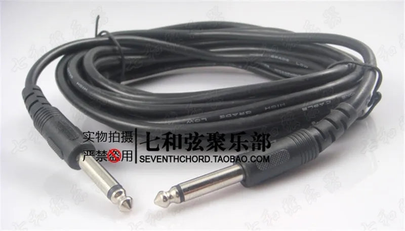 5 Meter Black Electric Bass Guitar Cable Audio Connection Guitar Cable Cord Guitar Amplifier Cable guitar accessories