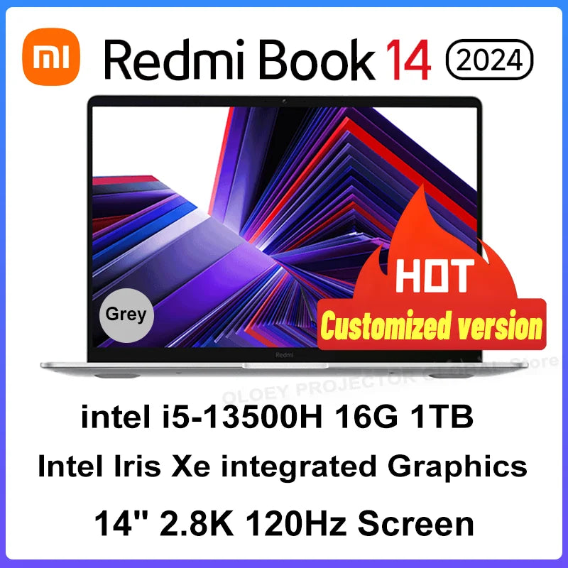 Xiaomi RedmiBook 14 2024 intel i5 13500H 16G RAM 512G SSD 14inch 2.8K 120Hz Screen