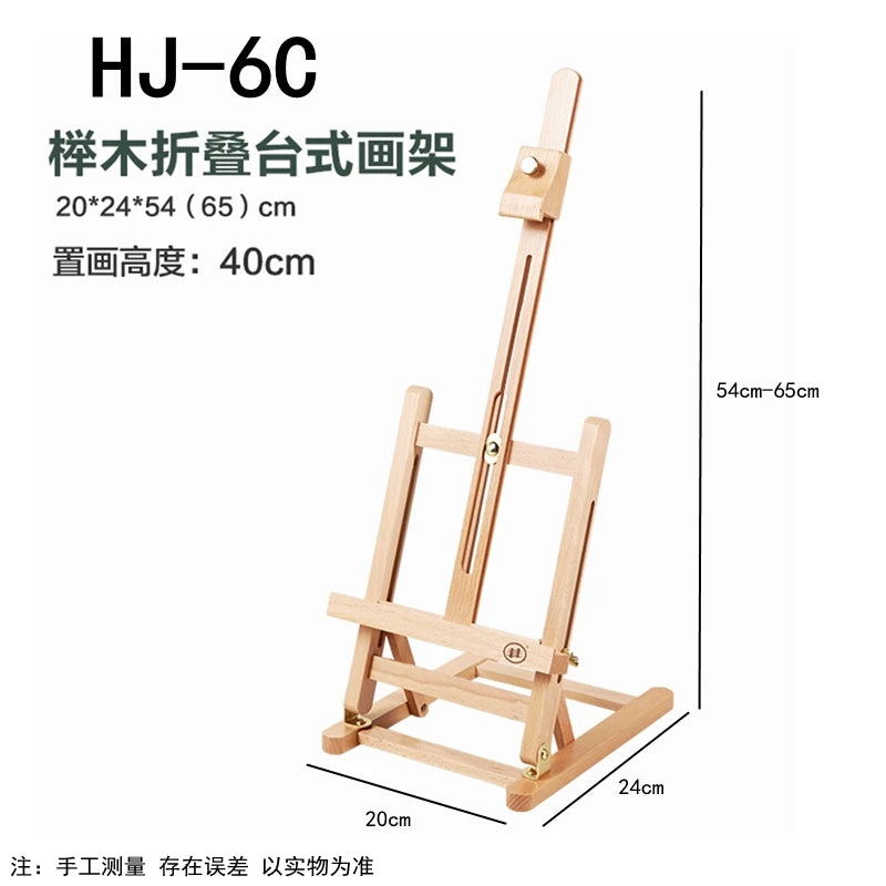 Quality Solid Wooden Tabletop Easel Artist Studio Desktop Drawing Table, Portable, Adjustable Art Board for Painting, Beechwood