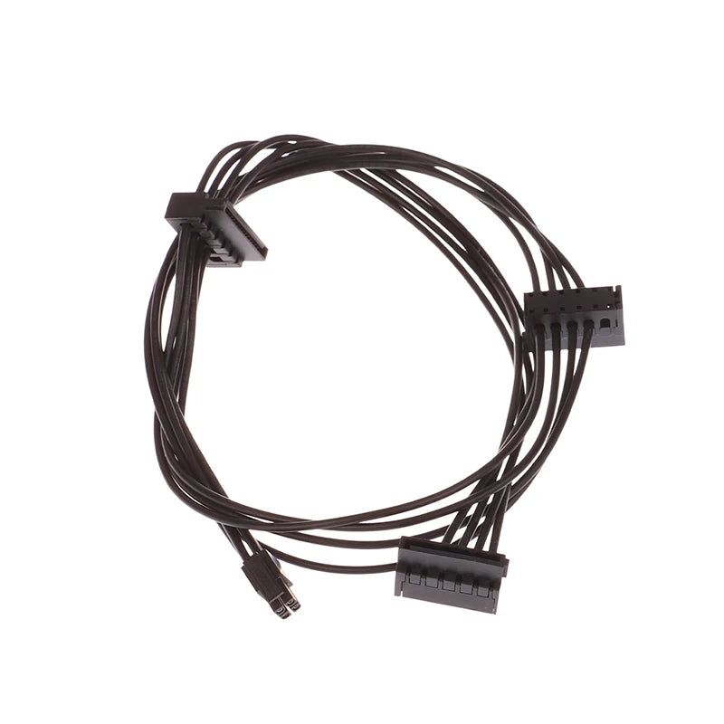 35/45/65cm Mini 4 Pin to One/Two/Three SATA Power Supply Cable For Main Board Interface SATA SSD HDD Cable Power Supply Cable
