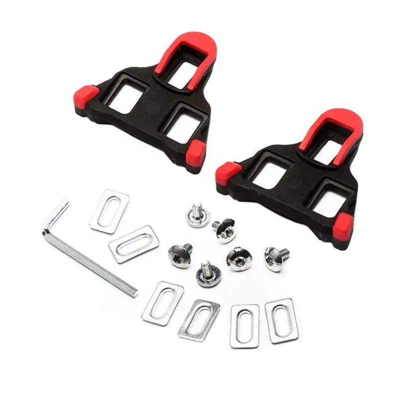 Self-locking Road Bike Pedal Cleat Mountain Bicycle Shoes Cleats Plate Clip for SPD SL System with Locking Plate MTB Accessories