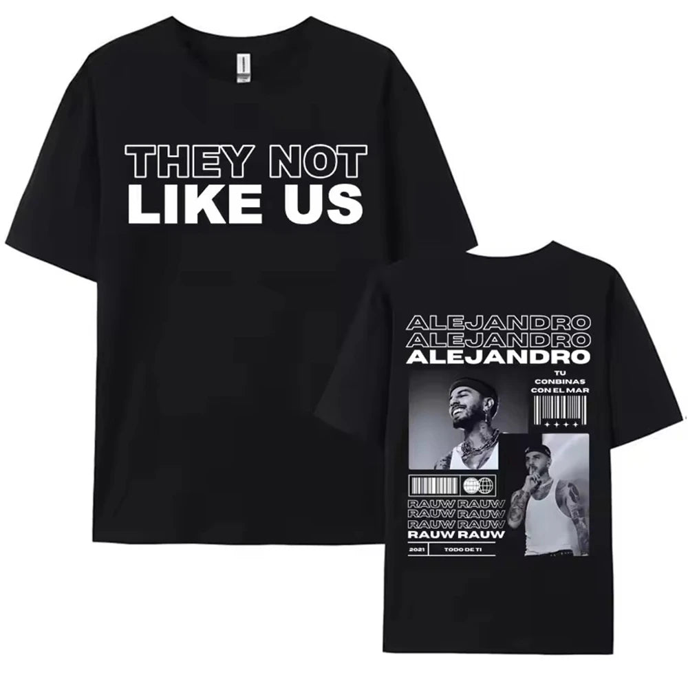 Ropa Hombre short sleeve Men Clothing Homme Mens New in Top & Tees Tee Shirt Rapper Myke Towers Graphic Printed T-shirts