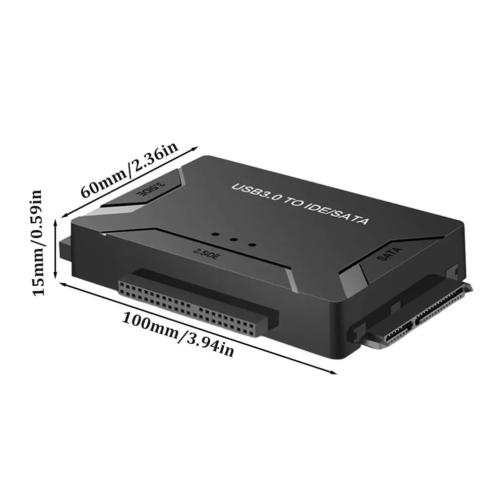 USB 3.2 3.0 to SATA IDE3.0 Converter 2.5/3.5 Inch SSD HDD Hard Drive External Adapter USB 3.0 to Sata III Cable for Laptop PC