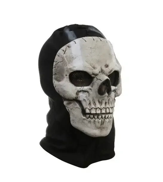 Unisex Horror Skull Mask Ghost Call of Duty Latex Headgear Helmet Cosplay Perform Party Masquerade Prop Halloween