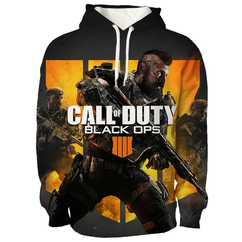 Pop Game Call of Duty Warzone 3D Printed Hoodie Men's and Women's Hooded Pullover Trendy Streetwear youth Sweatshirt Clothing