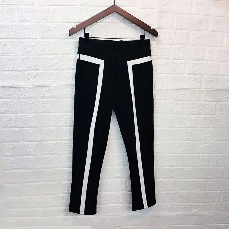 Men Trousers Casual Suit Pants Self-cultivation Pants Club Performance Stage Trousers Pantalon De Vestir Hombre Pantalon Costume
