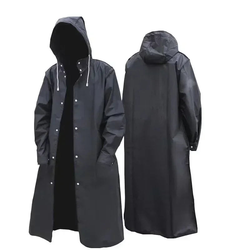 Disposable Raincoat Long Full-body rain-proof men's adult women transparent portable