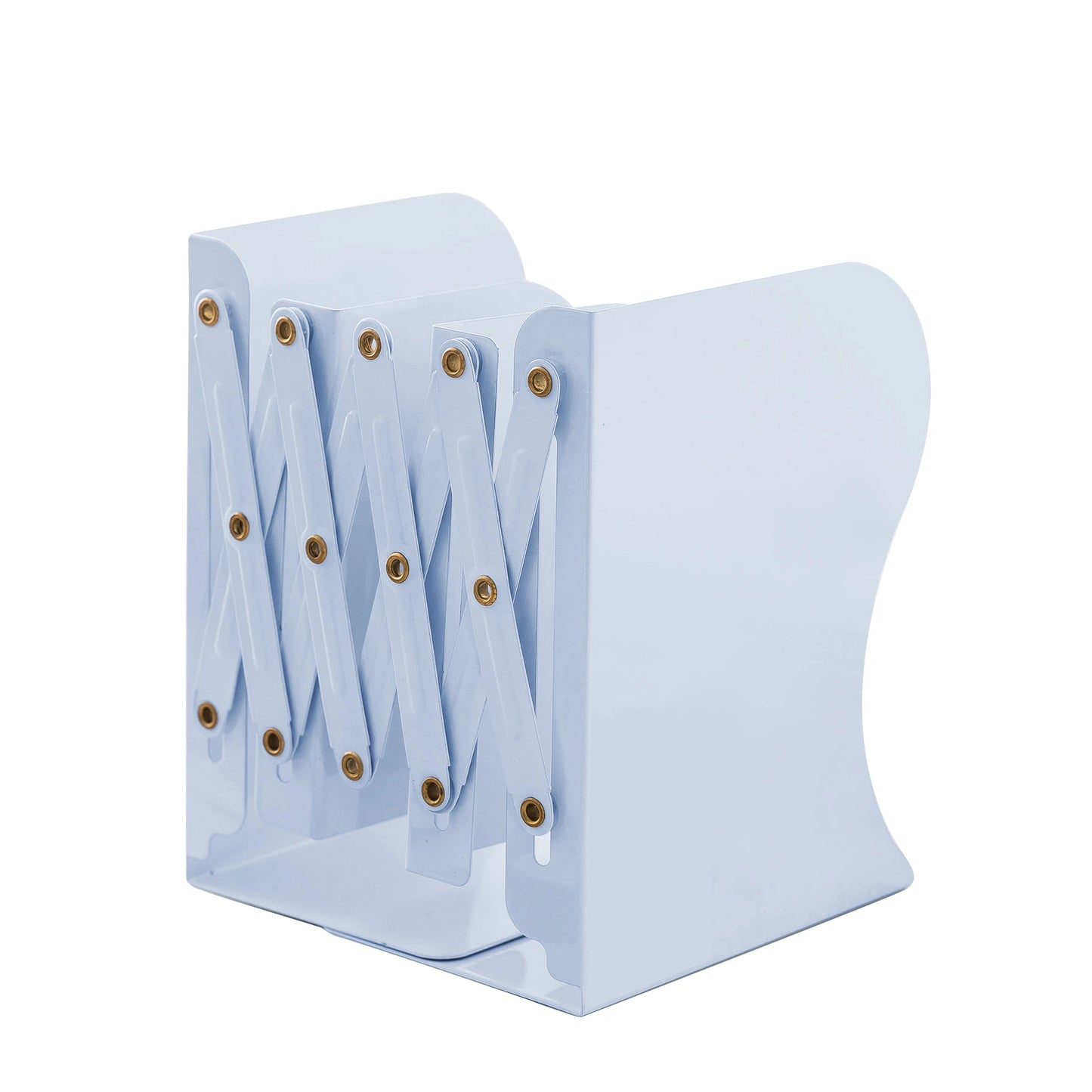 4 Color Telescopic Book Stand,Folding Bookshelf,Metal Book Stand Scalable Metal Bookends Desk Book Organizing, Student Supplies