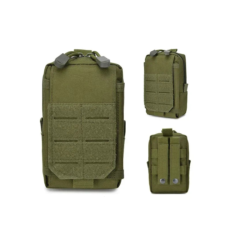 Tactical Moller Bag Outdoor Mobile Phone Waist Bag EDC Tool Hunting Accessories Bag Vest Pack Cell Phone Working Tools Holder