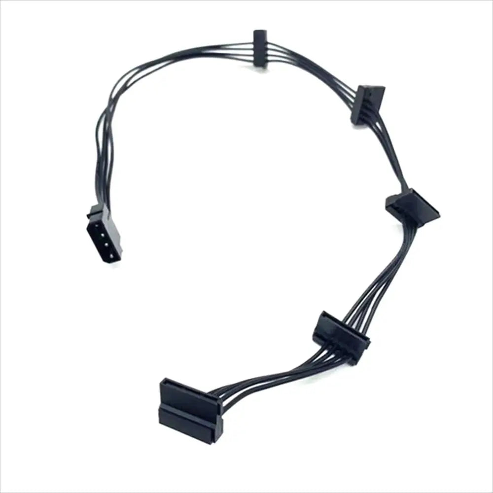 SATA/4PIN SATA Power Cable SATA 15Pin IDE Male Hard Drive Splitter Cable Power Supply Multi-purpose SATA Extension Cable