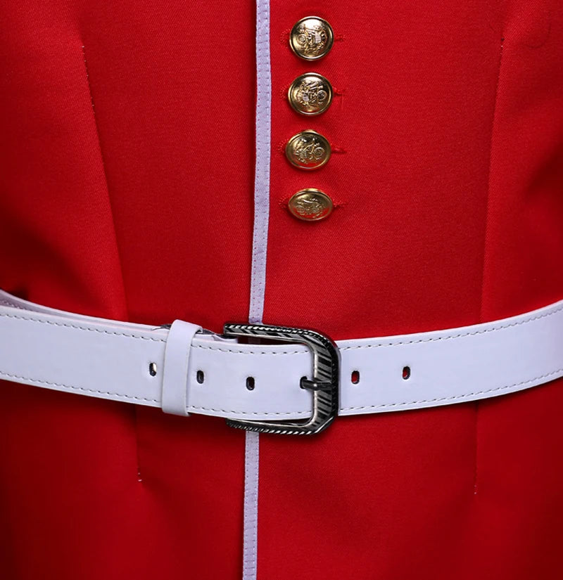 British Royal Guard Uniform Soldier Costume Mens Fancy Dress Grenadier Trooper Tunic Jacket Guards Outfits For Party Performance