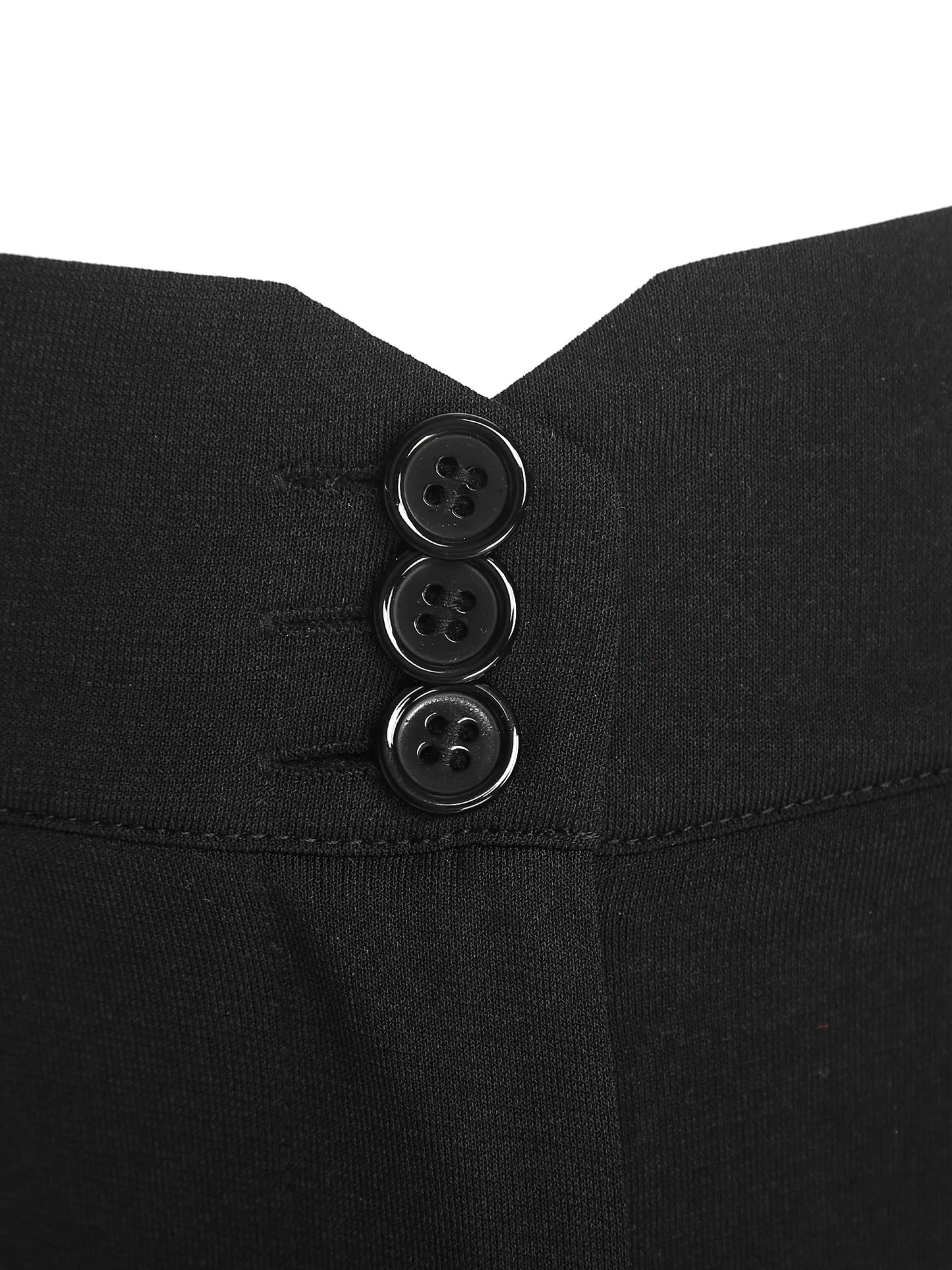 Latin Jazz Tango Rumba Dance Pants for Men Adults Cha-Cha Ballroom Dancing Competition Performance Costume High Waist Trousers