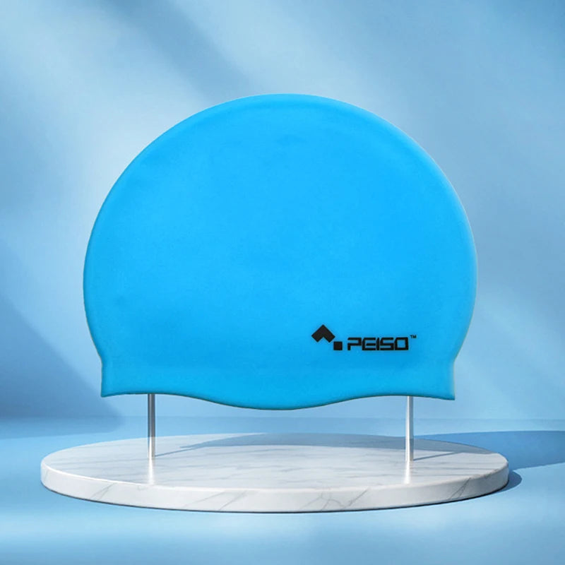 Silicone Swim Cap,Comfortable Bathing Cap Ideal for Curly Short Medium Long Hair, Swimming Cap for Women and Men, Shower Caps Ke