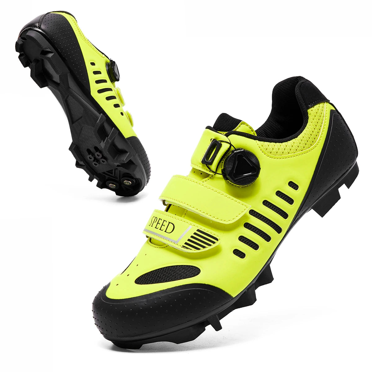 cycling shoes bike sneakers cleat Non-slip Men's Mountain biking shoes Bicycle shoes road footwear speed shoes