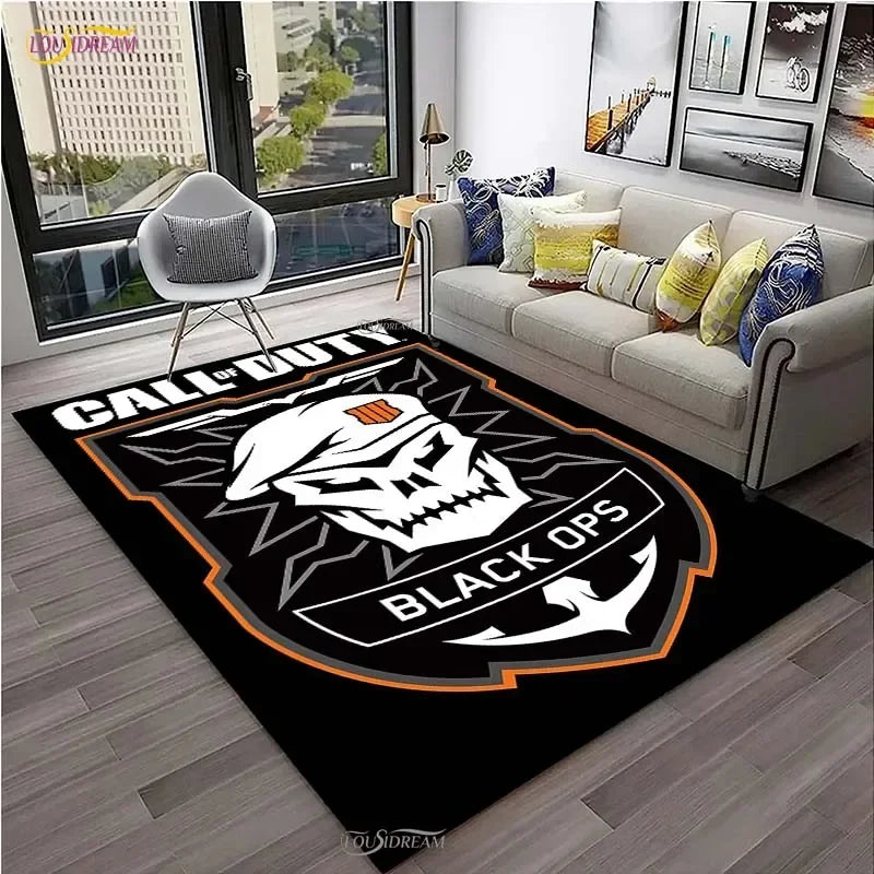 Call of Duty Game Carpet Living Room bedroom Sofa Coffee decorat yoga area rugs kitchen Door Un-Slip Mats Alfombra birthday gift