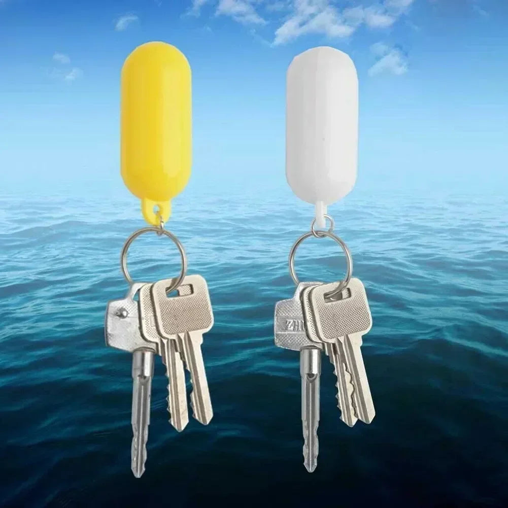 2x Boat Kayak Floating Keyring Buoyant Key Ring Float Keychain Boat Accessories For Boating Fishing Kayaking Rafting And Surfing
