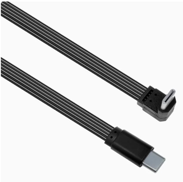 0.1m 0.2m 0.5m 1m Type-C 2.0 data cable forming flat high flexibility Type-C male to female support PD fast charging power suppl