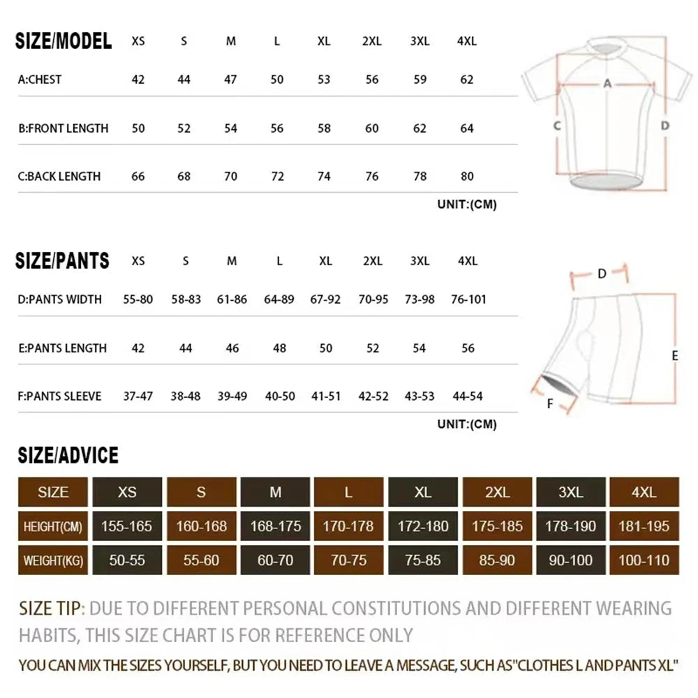 Raudax Gcn Men Short Sleeve Jersey Sets Ropa Ciclismo Hombre Summer Cycling Clothing Set Triathlon Bib Shorts Suit Bike Uniform