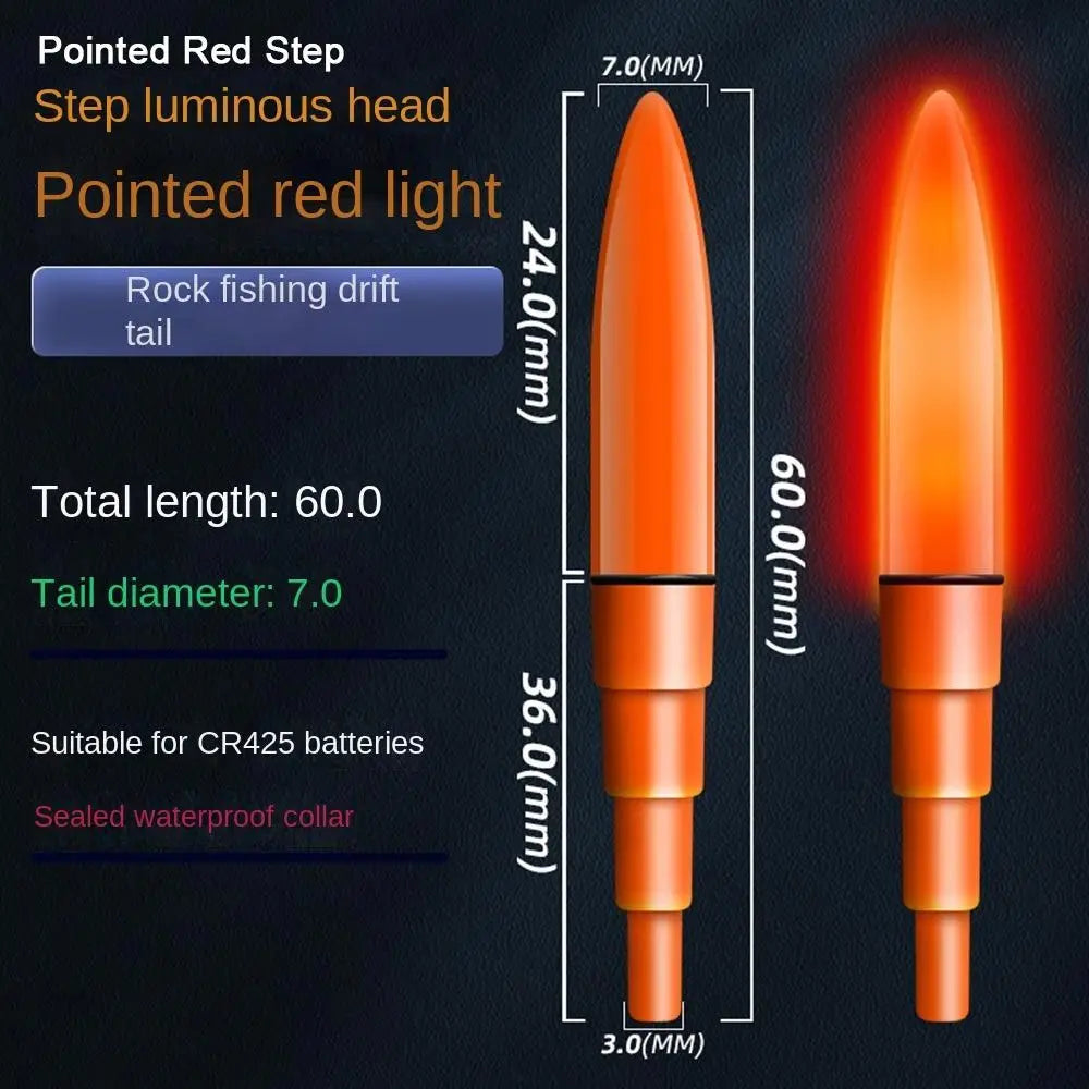 Sensor Color Change LED Fishing Smart Float Top Super Bright Electronic Floats Buoy Ultra Sensitive Night Fishing Float Top