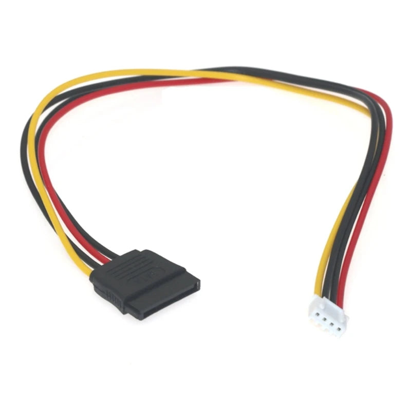 SATA15P to small 4P ITX power cord Computer Power Supply Wire Converter Cable for ITX PCs 20cm/7.87in Long