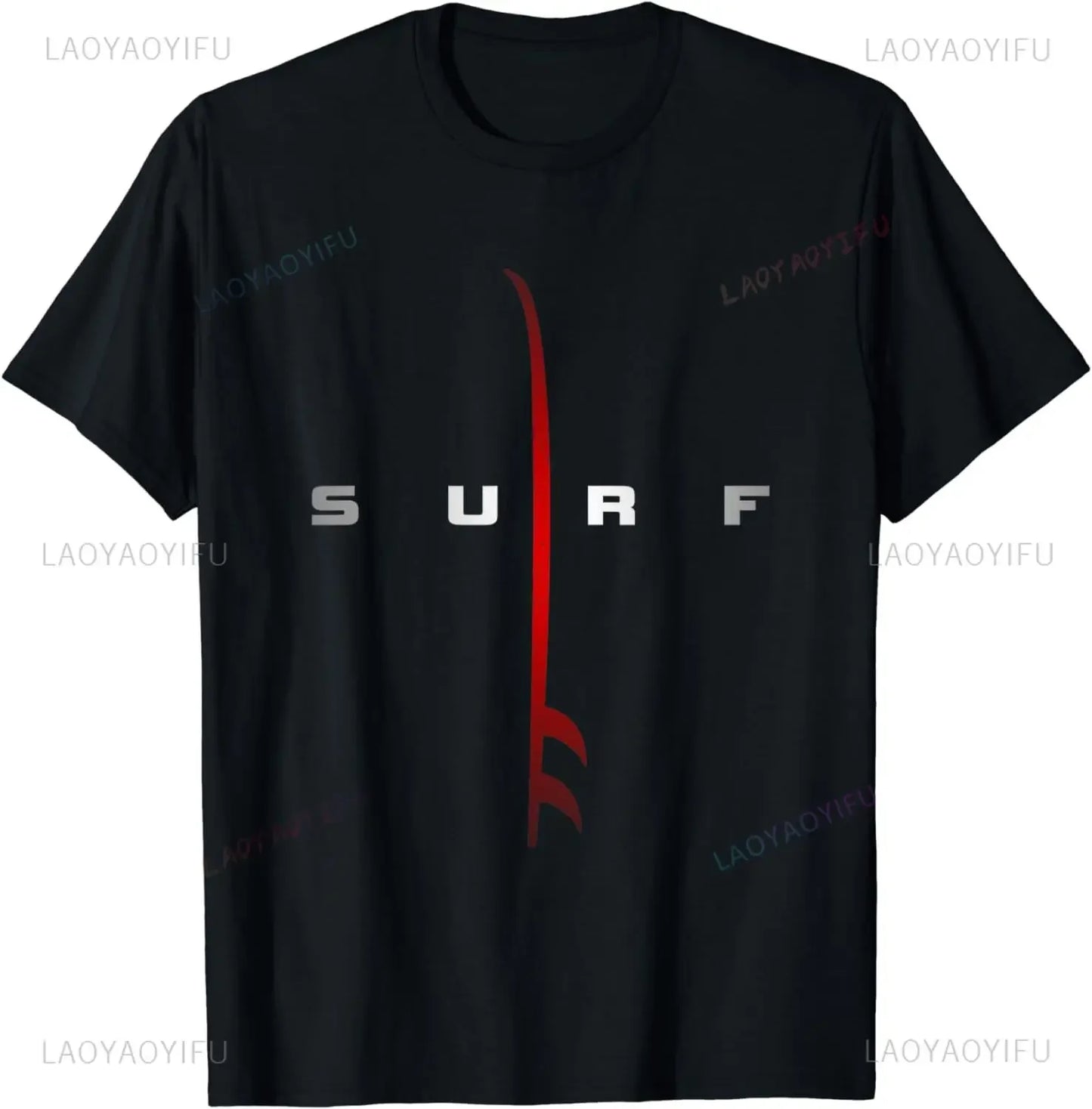Surfing Apparel - Surfer Surf T-Shirt Men Clothing Tops Streetwear Graphic T Shirts Camisetas Vintage T Shirt Ropa Hombre